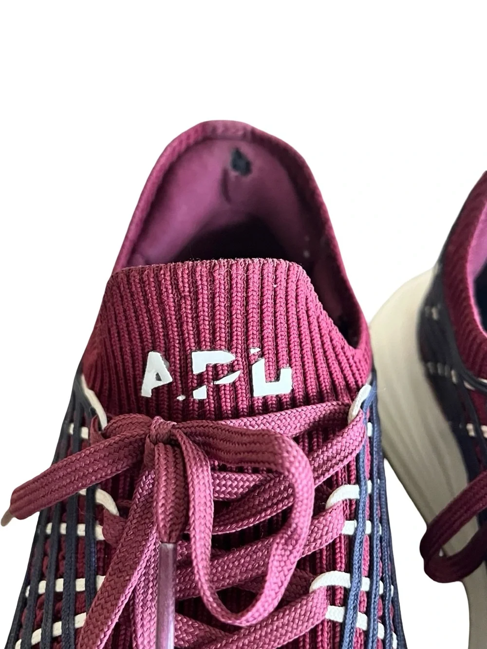 APL TechLoom Zipline Sneakers Brurgundy Black Sz 6.5